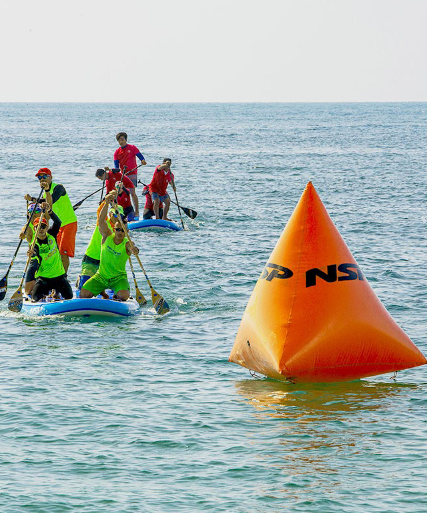 NSP 팽창식 레이싱 부이 - NACC0702 NSP Pyramide Inflatable Racing Bouy 200x200 cm, Orange, NSP Print